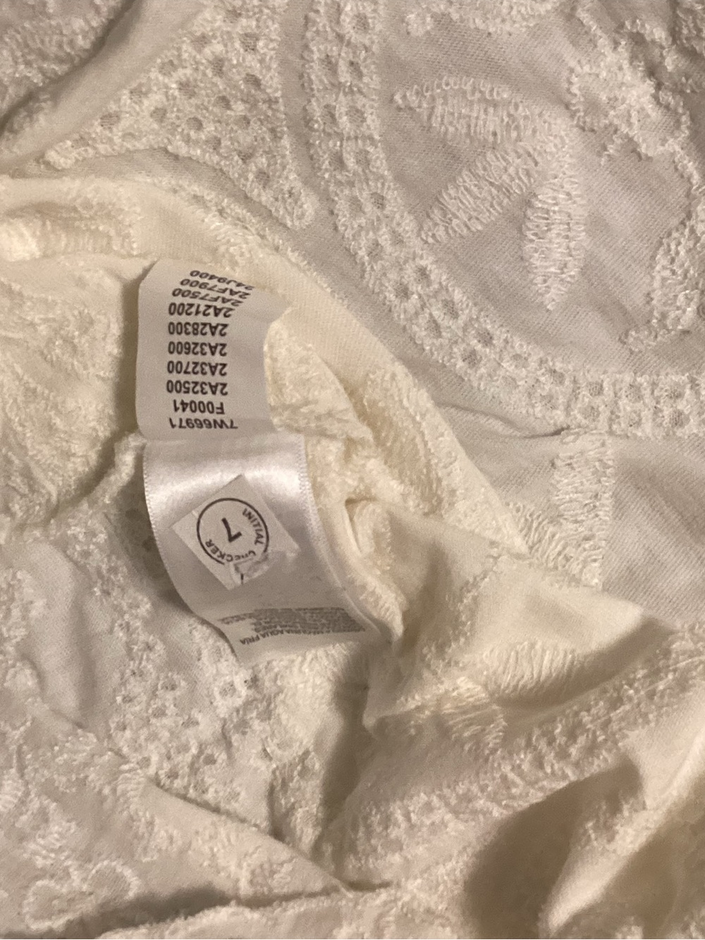 Lucky Brand Off White Embroidered Square-Neck Peasant Top - Picture 11 of 11